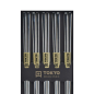 Preview: TDS, Chopstick Set, Stainless Steel, 5 pair, 22,5 cm, Item No. 17929