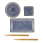 Preview: Glassy Blue Sushi Set bei g-HoReCa (Bild 3 von 7)