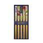 Preview: TDS, Chopstick Set, Lucky and Koinobori, 5 pair, 22,5 cm, Item No. 17946