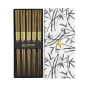 Preview: TDS, Chopstick Set, Bamboo White, 5 pair, 22,5 cm, Item No. 17949