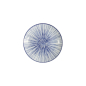 Preview: Plate Nippon Blue Lines Blue/White, Porcelain, Ø 16 × 2 cm, Item No. 17952
