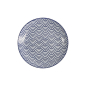 Preview: Plate Nippon Blue Waves Blue/White, Porcelain, Ø 20.6 × 2.2 cm, Item No. 17954