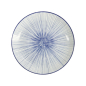 Preview: Teller Nippon Blue Lines Blau/Weiß, Porzellan, Ø 25,7 × 3 cm, Art.-Nr. 17956
