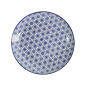 Preview: Teller Nippon Blue Stars Blau/Weiß, Porzellan, Ø 25,7 × 3 cm, Art.-Nr. 17957