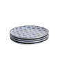 Preview: Teller-Set Nippon Blue Blau/Weiß, 4-tlg., Porzellan, Ø 20,6 × 2,2 cm, Art.-Nr. 17959