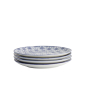 Preview: Teller-Set Nippon Blue Blau/Weiß, 4-tlg., Porzellan, Ø 20,6 × 2,2 cm, Art.-Nr. 17959