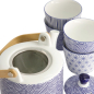 Preview: Tea Set Nippon Blue Blue/White, 5 pcs., Porcelain, 180 ml, Item No. 17990