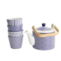 Preview: Tea Set Nippon Blue Blue/White, 5 pcs., Porcelain, 180 ml, Item No. 17990