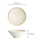 Preview: Schale Melamine Earthware, Melamin, Ø 21,3 × 7,8 cm, 700 ml, Art.-Nr. 18222