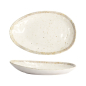Preview: Tokyo Design Studio Ovaler Teller Weiß, Melamin, 28,4 × 19 × 5,1 cm