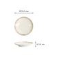 Preview: Plate White, Melamine, Ø 15.5 × 2.4 cm, Item No. 18230