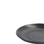 Preview: Plate Zen Black, Melamine, Ø 19.5 × 2.8 cm, Item No. 18232