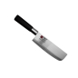 Preview: Nakiri Knife (Vegetable Knife) Sekiryu, Stainless Knife Steel, blade 16.5 cm, black ABS plastic handle, Item No. 18288