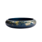 Preview: TDS, Sushi Oke, Marble, Außen 33,8x6,8cm Innen 28,4x4,7cm, Blau/Gold - Art Nr. 18315