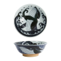Preview: Tokyo Design Studio Ramenschale Kawaii Ohira Whale Blau/Weiß, Porzellan, Ø 20,3 × 8 cm, 800 ml