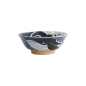 Preview: Ramenschale Kawaii Ohira Whale Blau/Weiß, Porzellan, Ø 20,3 × 8 cm, 800 ml, Art.-Nr. 18331