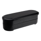 Preview: TDS, Bentobox, ABS Lacquerware, Oval Hegime Black, 36.2x12.4x5.7 cm, Item No. 18624