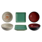 Preview: TDS, Bentobox, ABS Lacquerware, Oval Hegime Black, 36.2x12.4x5.7 cm, Item No. 18624