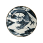Preview: Schale Japonism Dragon Dunkelgrau, Porzellan, Ø 25,2 × 7,7 cm, Art.-Nr. 18689