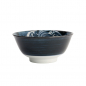 Preview: TDS, Japonism, Bowl, Darkgrey, Ø 15x7 cm, Crane, Item No: 18691