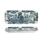 Preview: Tokyo Design Studio Servierplatte Japonism Lion Grau/Weiß, Porzellan, 28,5 × 14 × 2,5 cm