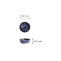 Preview: Saucenschale Japonism Crane Blau, Porzellan, Ø 8,7 × 3,7 cm, 95 ml, Art.-Nr. 18751