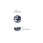 Preview: Saucenschale Japonism Dragon Blau, Porzellan, Ø 8,7 × 3,7 cm, Art.-Nr. 18752