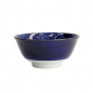 Preview: TDS, Japonism, Bowl, Blue, Ø 15 x 7 cm, Crane, Item No: 18758