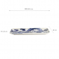 Preview: TDS, Plate, Japonism, Blue, 28.5 x 14 x 2.5 cm, Dragon - Item No: 18769