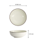Preview: TDS, Rice Bowl, Hime Kobiki, Ø 18x6cm, 750ml, Item No. 18854