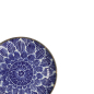 Preview: Plate Ohuke Dahlia Blue/White, Porcelain, Ø 15.8 × 2.6 cm, Item No. 18887