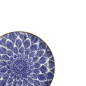 Preview: Plate Ohuke Dahlia Blue/White, Porcelain, Ø 25 × 3 cm, Item No. 18889