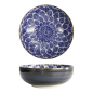 Preview: Tokyo Design Studio Ramen Bowl Ohuke Dahlia Blue/White, Porcelain, Ø 21.5 × 8 cm, 1.85 l