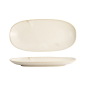 Preview: Tokyo Design Studio Sushi-Platte Titanium Matte Weiß, Porzellan, 28,5 × 14 × 2,5 cm