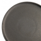 Preview: Ø 23.9x2.2cm Yuzu Black Round Plate with Rim  at g-HoReCa (picture 5 of 7)