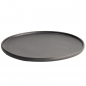 Preview: Ø 26x2.4cm Yuzu Black Round Plate with Rim  at g-HoReCa (picture 2 of 7)