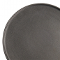 Preview: Ø 26x2.4cm Yuzu Black Round Plate with Rim  at g-HoReCa (picture 5 of 7)