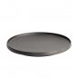 Preview: Ø 20.6x2.4cm Yuzu Black Round Plate with Rim  at g-HoReCa (picture 2 of 7)