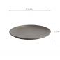 Preview: Ø 15.2x1.7cm Yuzu Black Coupe Plate at g-HoReCa (picture 6 of 6)