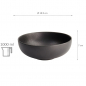 Preview: Ø 18.9x7cm 1000ml Yuzu Black Round Bowl at g-HoReCa (picture 6 of 6)