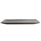 Preview: TDS, Yuzu Black Rect. Plate, 34.3x19.4x2.4cm, Item No. 20389