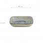 Preview: TDS, Soy Sauce Bowl, Flounder, Blue, 9 x 1.6 cm - Item No. 20611