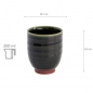 Preview: TDS, Tea cup, Yunomi Oribe, Ø 7x8.4cm 200ml, Item No. 20662