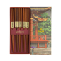 Preview: TDS, Chopstick Set, Giftbox Plain Brown, 5 pair, Item No. 20714