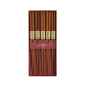 Preview: TDS, Chopstick Set, Giftbox Plain Brown, 5 pair, Item No. 20714