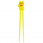 Preview: TDS, Kids-Chopsticks , Kitchenware, 22 cm, Lucky Cat, Yellow - Item No. 20726