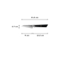 Preview: Bunka Paring Knife Kotai (All-Purpose Knife) with Bamboo Box, Blade 9 cm, Item No. 20849