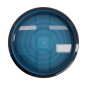 Preview: TDS, Sushi Oke, Outer 51x8.1cm Inner 44.4x5.5cm, Blue Azure- Item No. 20857