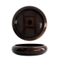 Preview: TDS, Sushi Oke, Outer 27.5x6.2cm Inner 22.2x4.3cm, Gold Wood - Item No. 20858