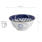 Preview: TDS, Tayo Bowl, Mixed Bowls Cat, Ø15.5x7cm 500ml, Item No. 20932